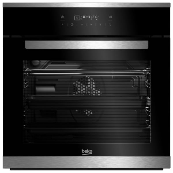 Духовой шкаф BEKO BIM25400XMS серебристый/черный