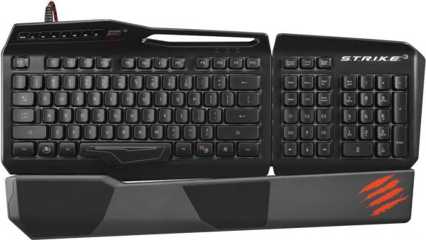 Клавиатура проводная Mad Catz S.T.R.I.K.E. 3 Black