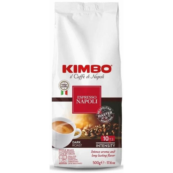 Кофе зерновой KIMBO Espresso Napoli обжарка темная 1 шт 0,5 кг [014091]