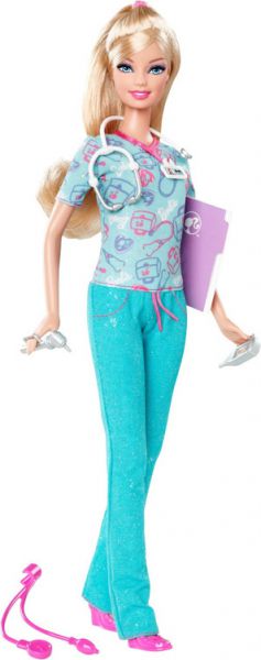 Кукла Mattel Barbie Медсестра W3737