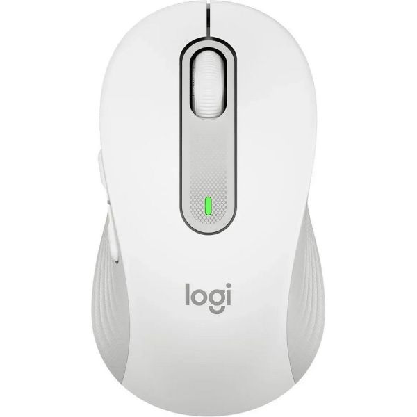 Мышь Logitech M650 оптическая, беспроводная, USB/Bluetooth, белый/серый [910-006392]