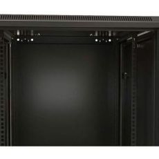 Шкаф коммутационный HyperLine TWB-0645-SR-RAL9004 настенный, 6U, черный