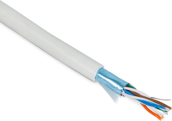 Сетевой кабель HyperLine UTP4-C5E-SOLID-WH-305