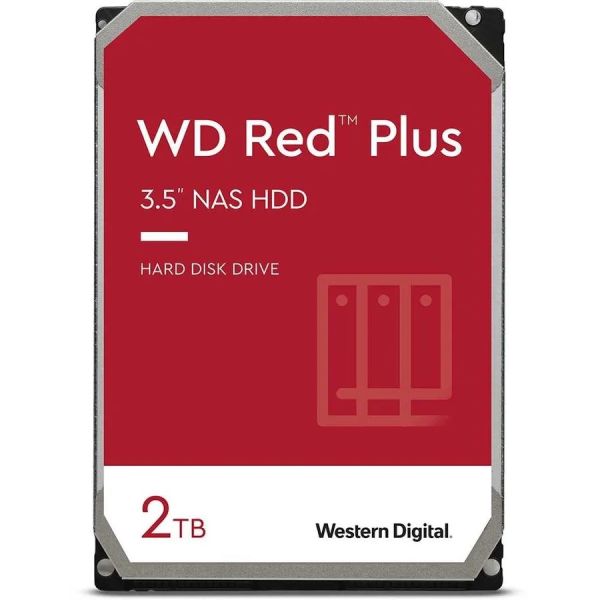 Жесткий диск Western Digital Red Plus WD20EFZX, 2048 Гб, HDD 3.5 